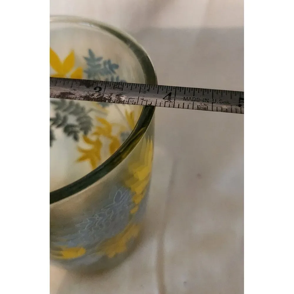 Vintage Drinking Glasses Heavy Set‎ Of 3